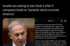 ♦️اسرائیلی ها خواهان سرکوب Grok4 شدند