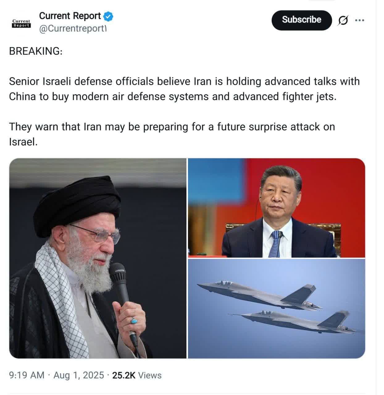 ایران در حال انجام مذاکرات پیشرفته با چین است.