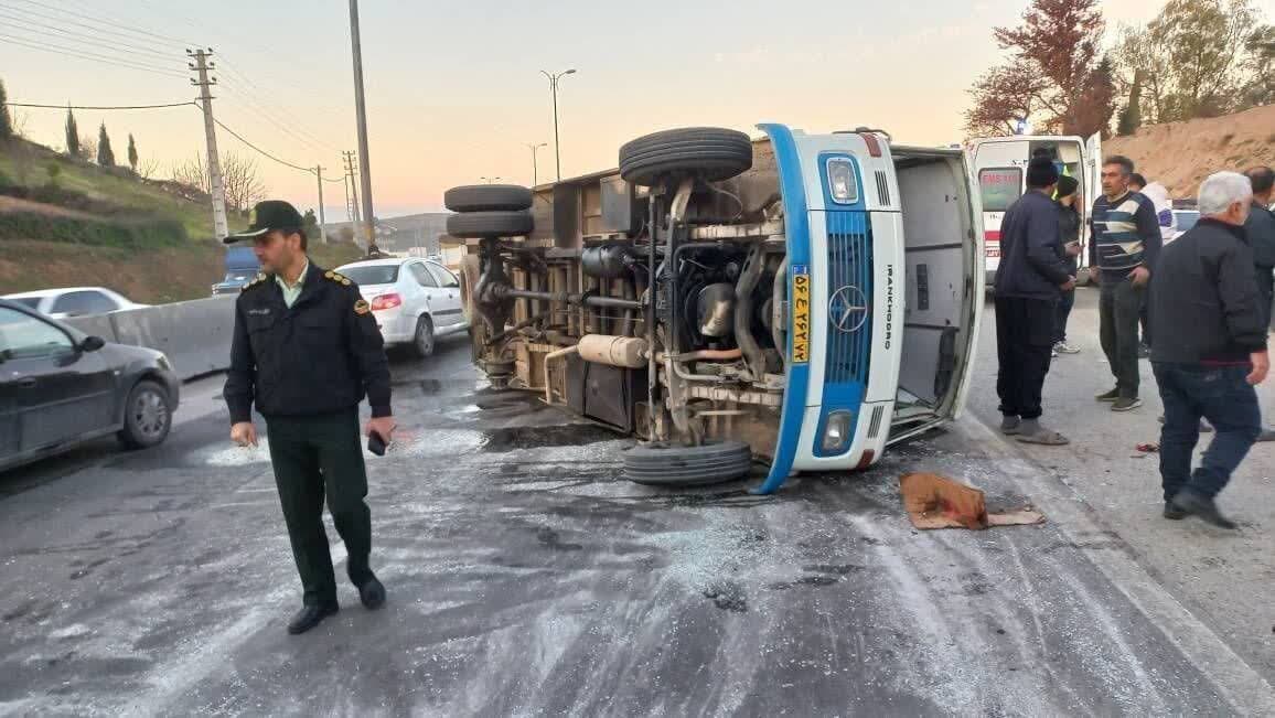 مصدوم و فوتی در تصادف رانندگی در پارس‌آباد