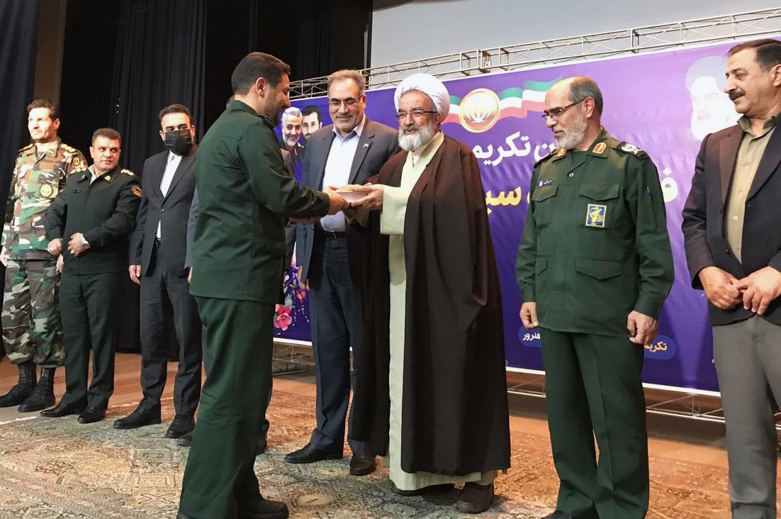 آیین تکریم و معارفه فرمانده سپاه ناحیه شهرستان ویژه مرند