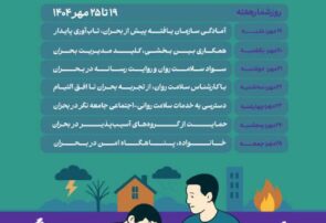 دسترسی به خدمات سلامت روان در بحران‌ها و شرایط اضطراری، یک اولویت همگانی.