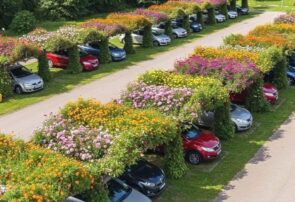 پارکینگی در #ژاپن برای نوازش خودروها🚗