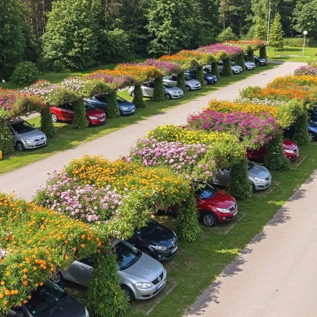 پارکینگی در #ژاپن برای نوازش خودروها🚗