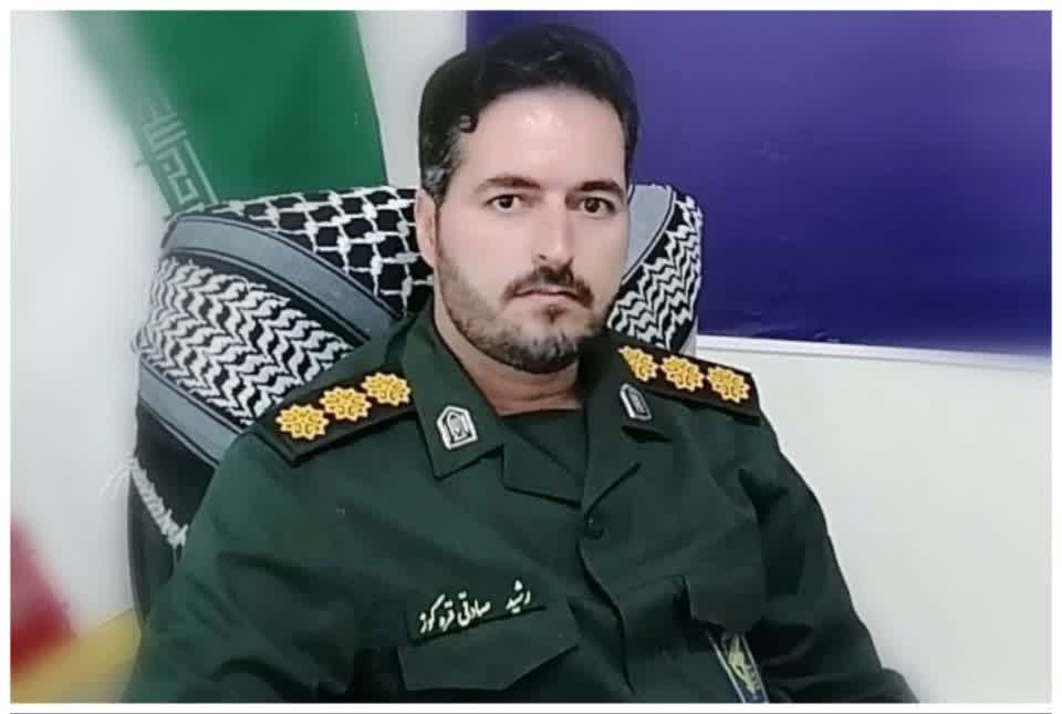 فرمانده سپاه شهرستان ویژه مرند عزادار شد.