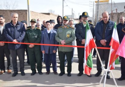 آیین افتتاح و آسفالت معبر منتهی به گلزار شهدای روستای مرکید برگزار شد