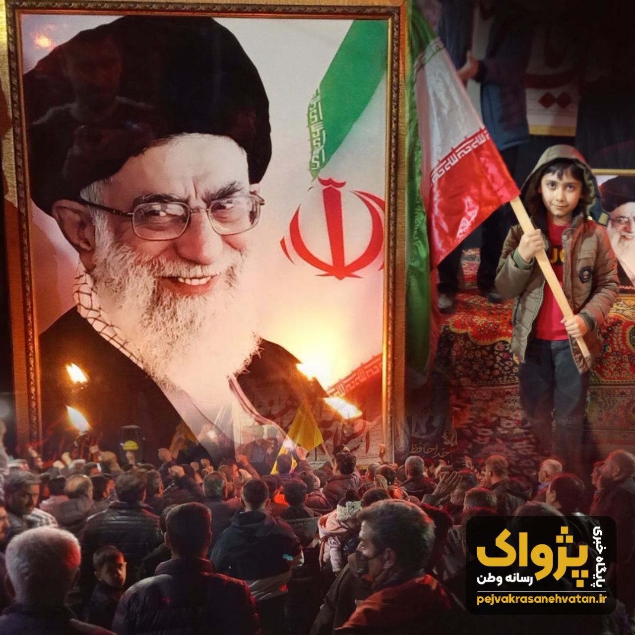 نمایش اقتدار و وفاداری مردم همیشه در صحنه روستای گله بان به آرمان‌های امام شهید انقلاب