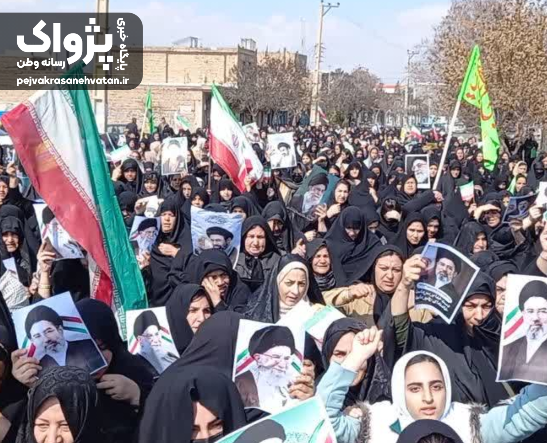 حضور حماسی و پرشور مردم شهید پرور بخش یامچی در راهپیمایی روز قدس ۱۴۰۴