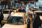 برگزاری راهپیمایی خودرویی در شهرستان مرند