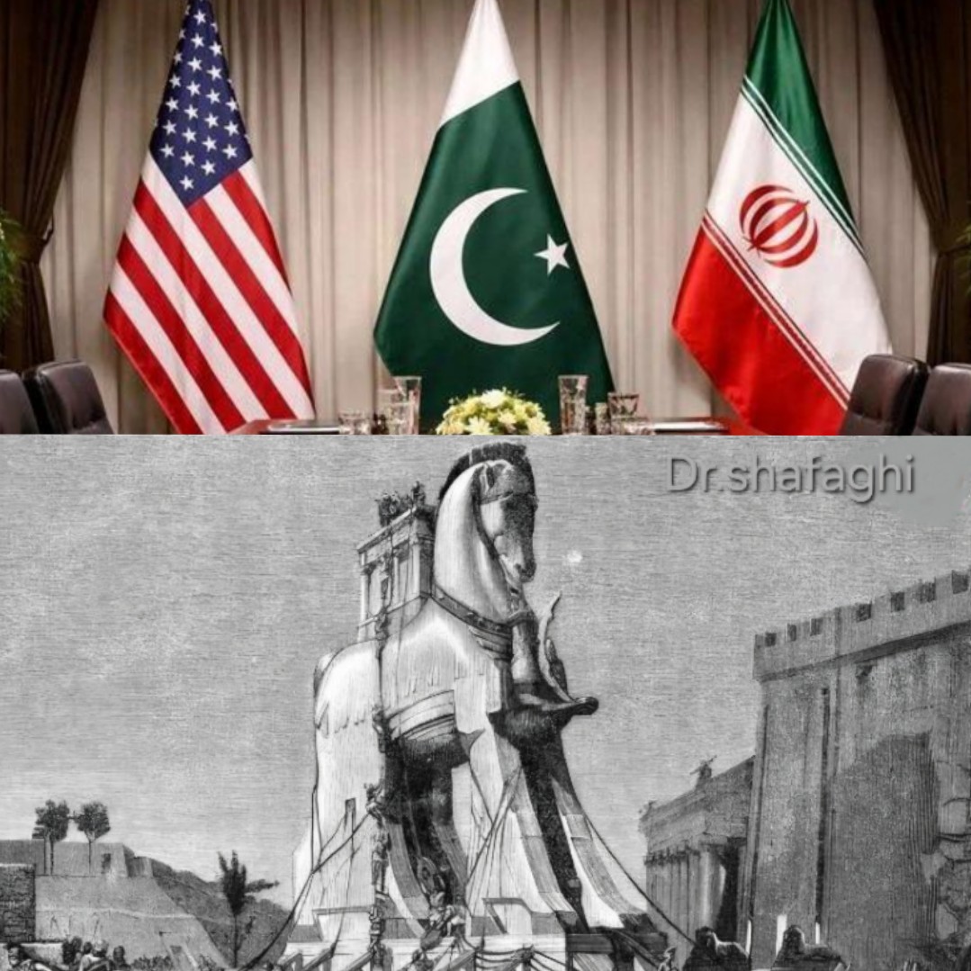 One might cautiously pose the question of whether Pakistan could, in any way, function as a Trojan Horse in relation to Iran?-l