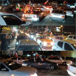 راهپیمایی خودرویی مرند 