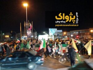راهپیمایی خودرویی مرند
