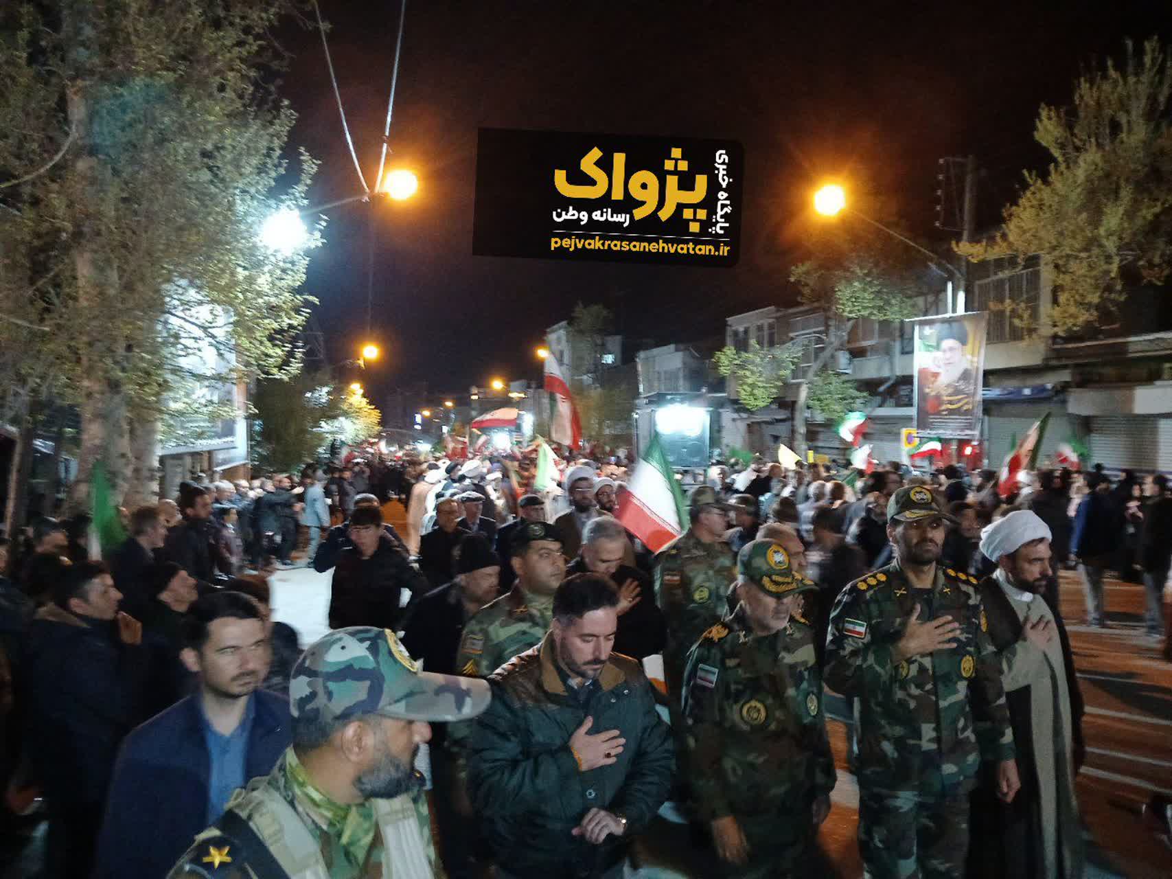 حضور پررنگ فرماندهان نظامی در مراسمات مردمی شهرستان مرند