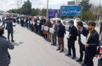 زنجیره انسانی تبریزی ها در حمایت از زیرساخت‌های کشور
