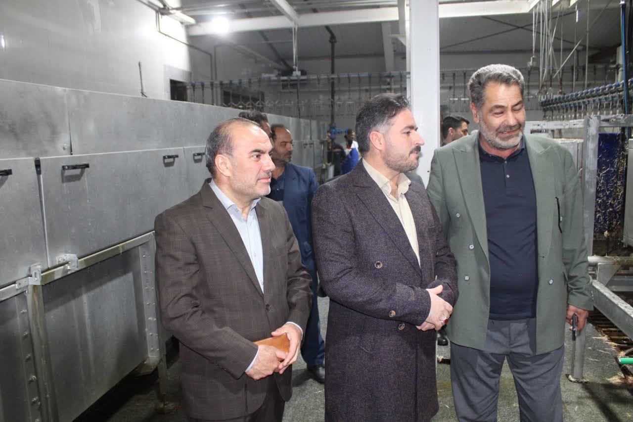 فرمانده سپاه مرند از شرکت مرغ سحر بازدید کرد
