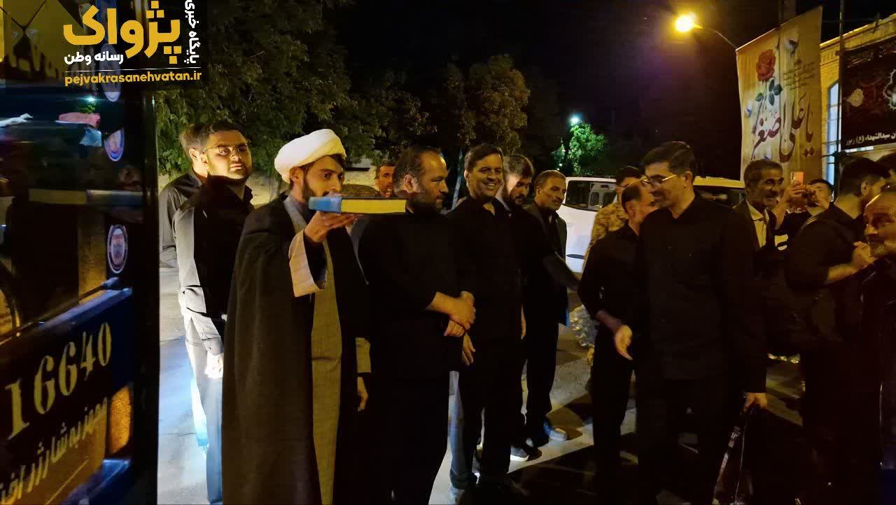 حضور پرشور زائران مرندی در مراسم وداع و تشییع پیکر مطهر رهبر شهید انقلاب اسلامی