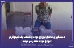 دستگیری عامل توزیع مواد و کشف یک کيلوگرم انواع مواد مخدر در مرند