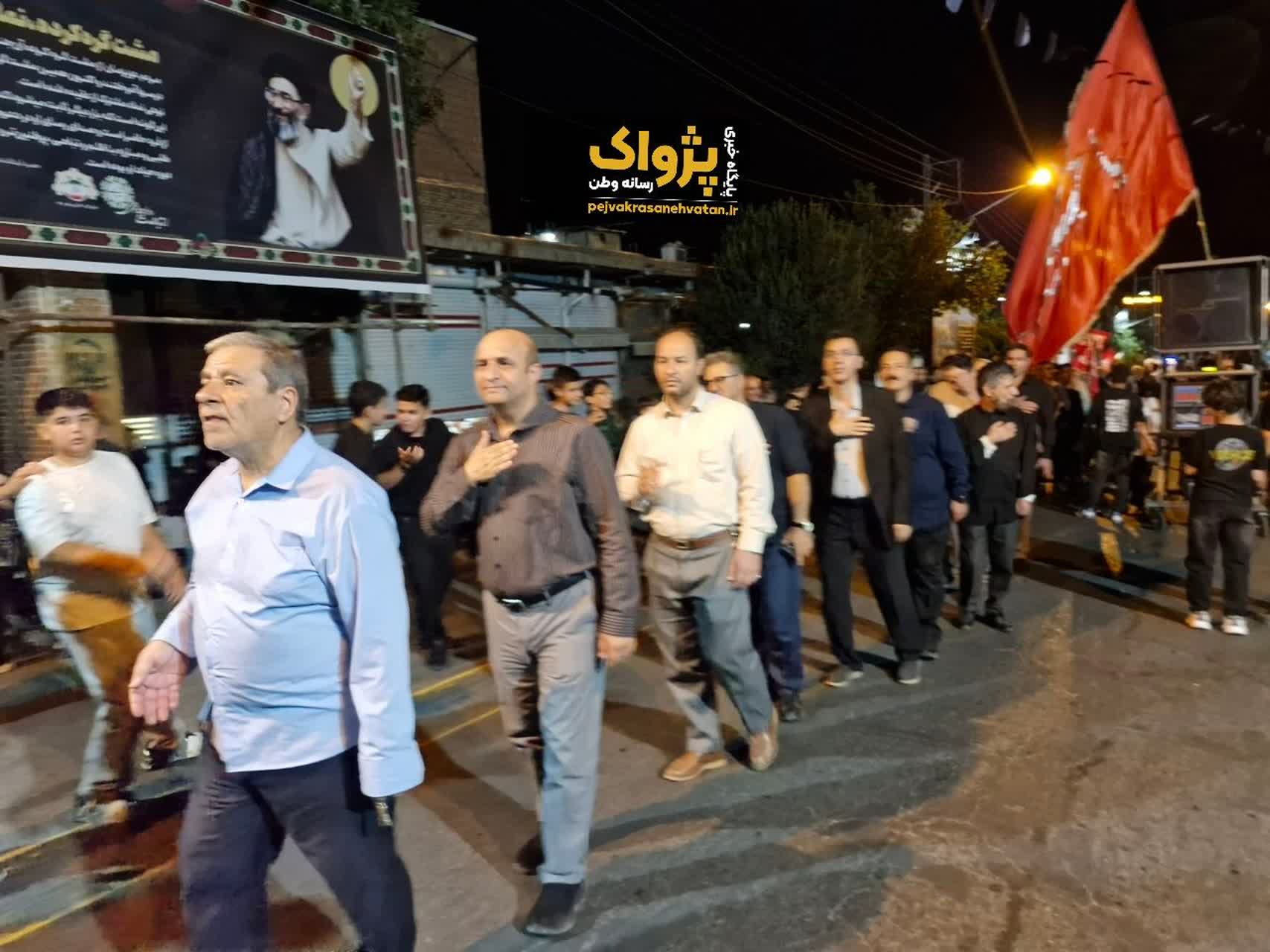 حضور فرمانده بسیج دانشجویی و دانشگاهیان دانشگاه آزاد مرند در یکصد و پنجاه و ششمین اجتماع شبانه