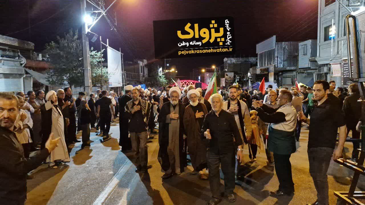 یکصد و پنجاه و هفتمین شب حضور مردم مرند؛ جلوه‌ای از پیوند مردم با فرهنگ عاشورا