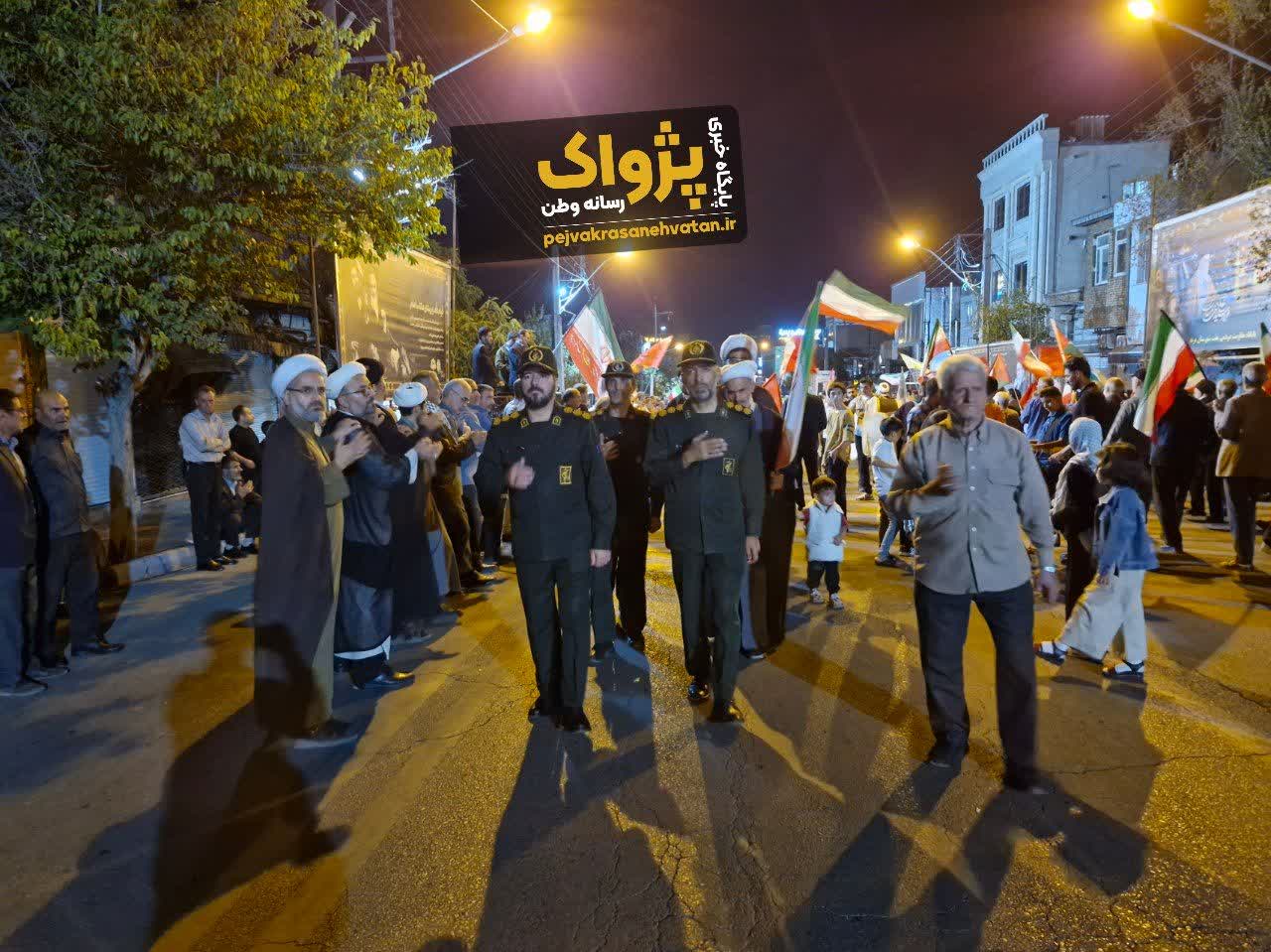 یکصد و نود و نهمین اجتماع شبانه مردم مرند برگزار شد