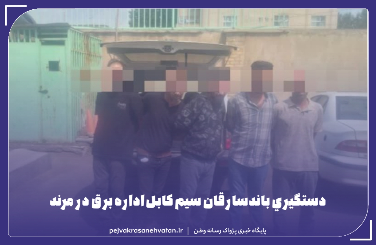 دستگيري باندسارقان سیم کابل اداره برق در مرند